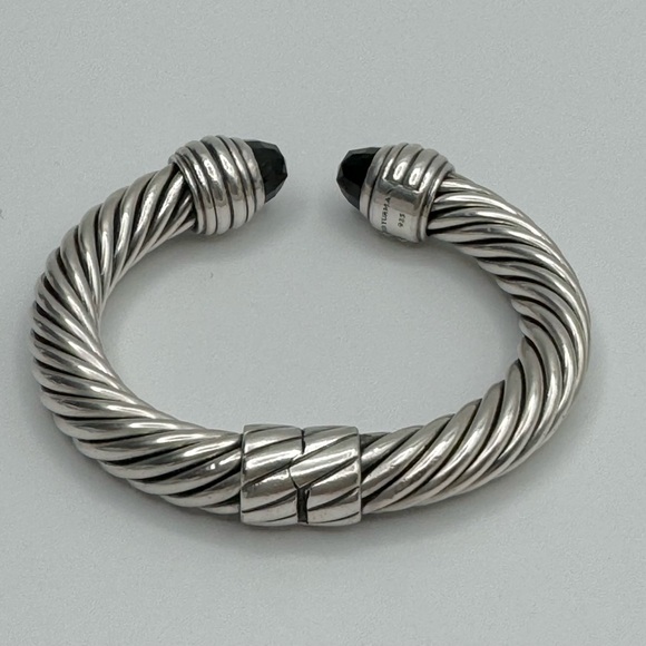 David Yurman 10mm Cable Bracelet With Black Onyx - Picture 6 of 6